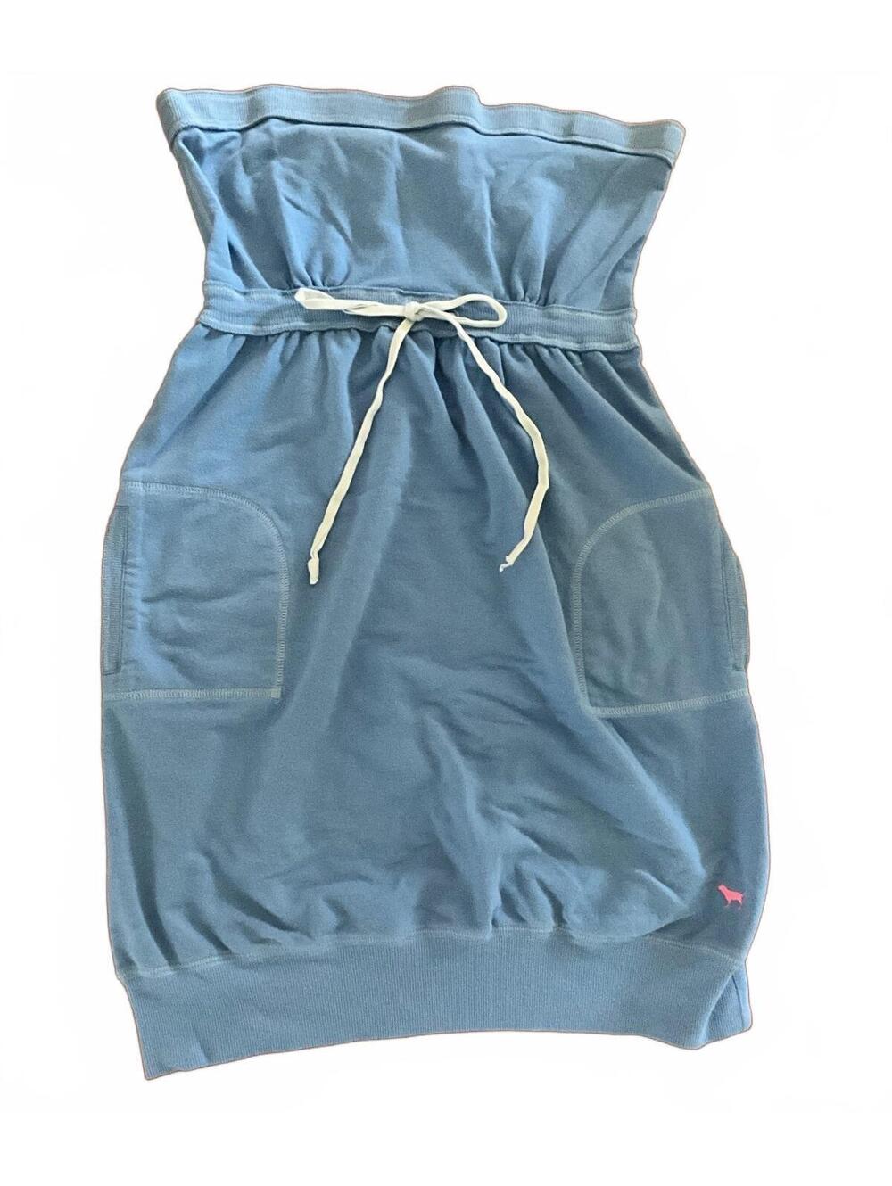 Vtg Victoria's Secret Pink French Terry Dress